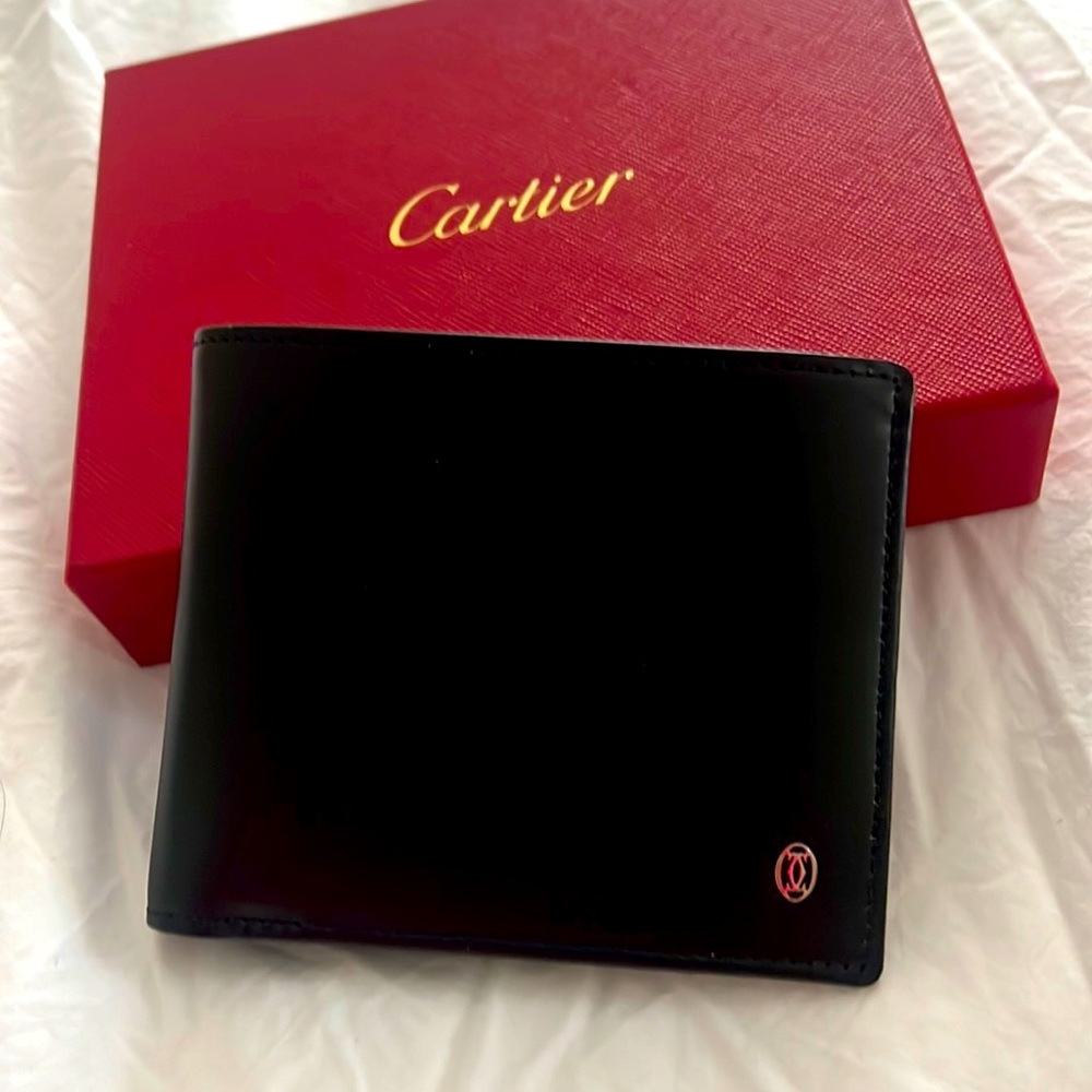 Cartier Men’s Leather Bifold Wallet- New!!!